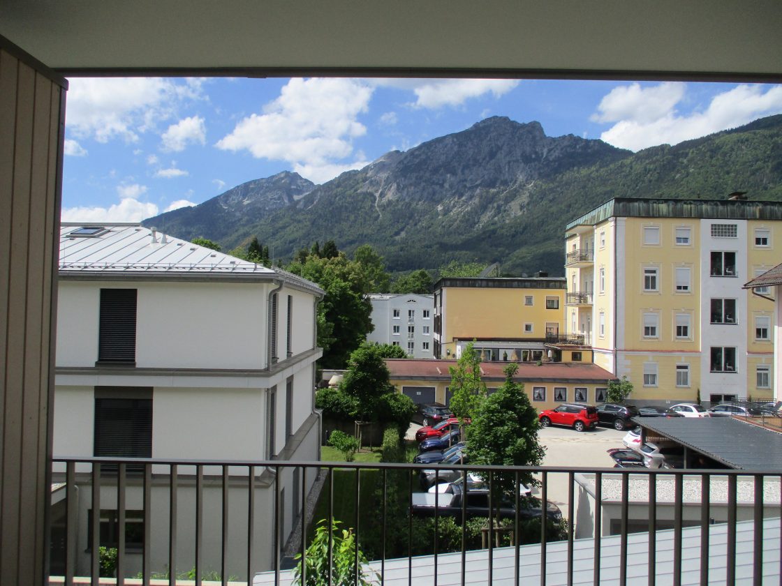 Blick vom Balkon