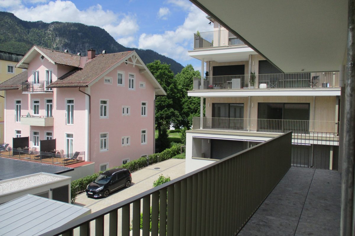 Blick vom Balkon